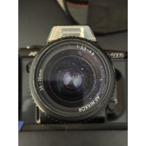 Nikon N5005 35mm SLR Film Camera AF Nikkor 35-70mm Lens Hoya Filter As-Is - Picture 8 of 8